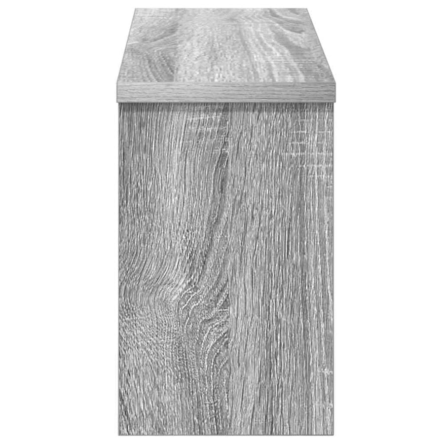 Wandgemonteerde kapstok met plank Grijs sonoma 50 x 16 x 26 cm
