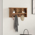 Wall-mounted coat rack Reclaimed wood 50 x 16 x 26 cm Treated wood