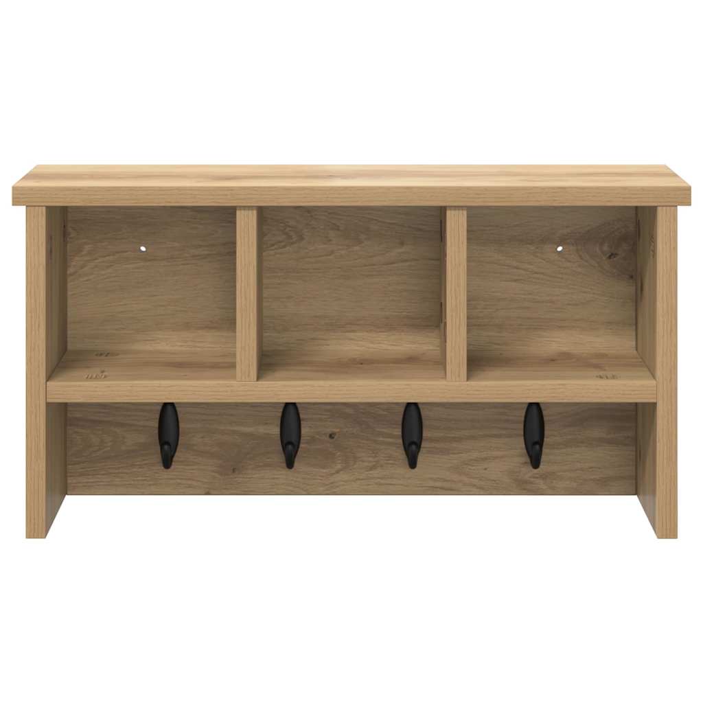 Wandgemonteerde Kapstok 50 x 16 x 26 cm