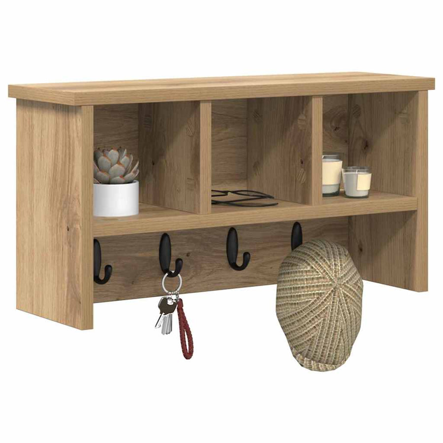 Wandgemonteerde Kapstok 50 x 16 x 26 cm