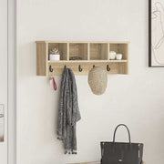 Wandkapstok met plank 75x16x26 cm Sonoma eiken