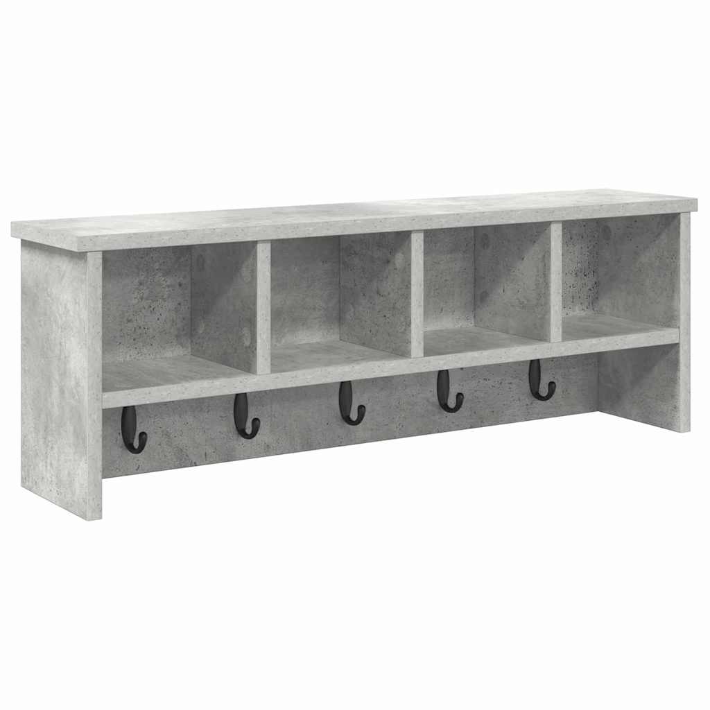 Wandgemonteerde Kapstok Bewerkt Hout 75 x 16 x 26 cm