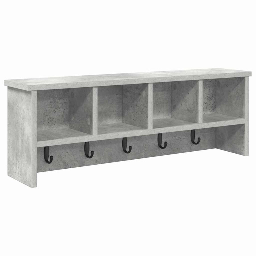Wandgemonteerde Kapstok Bewerkt Hout 75 x 16 x 26 cm