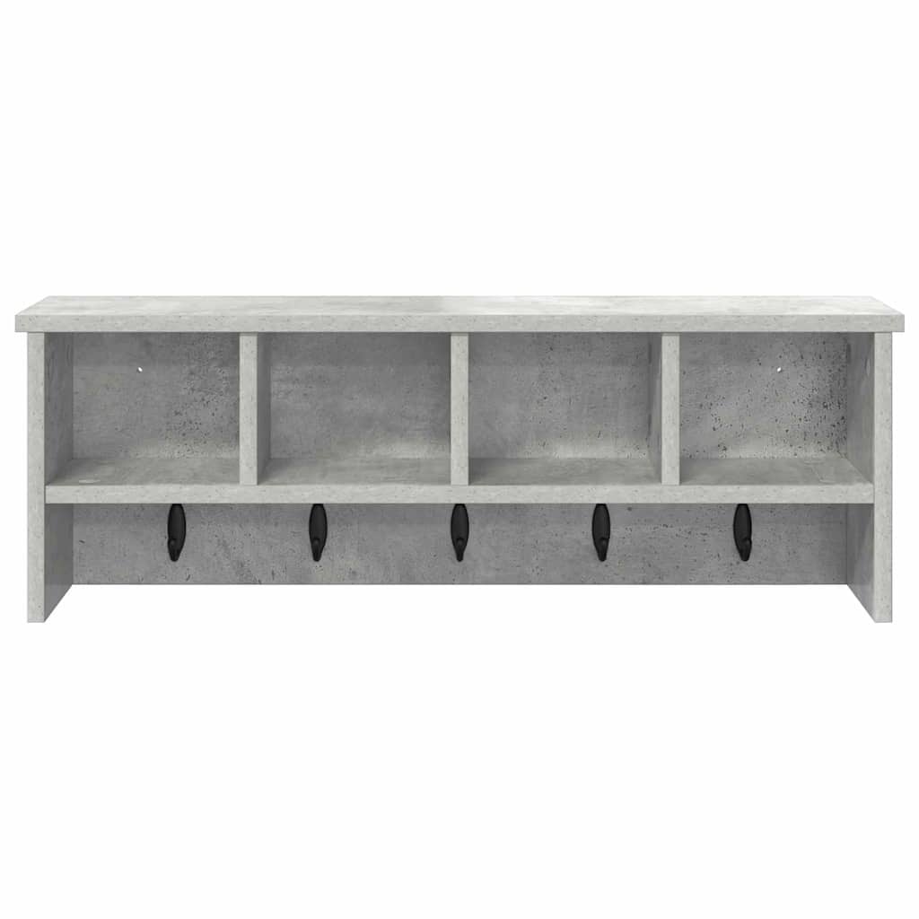 Wandgemonteerde Kapstok Bewerkt Hout 75 x 16 x 26 cm