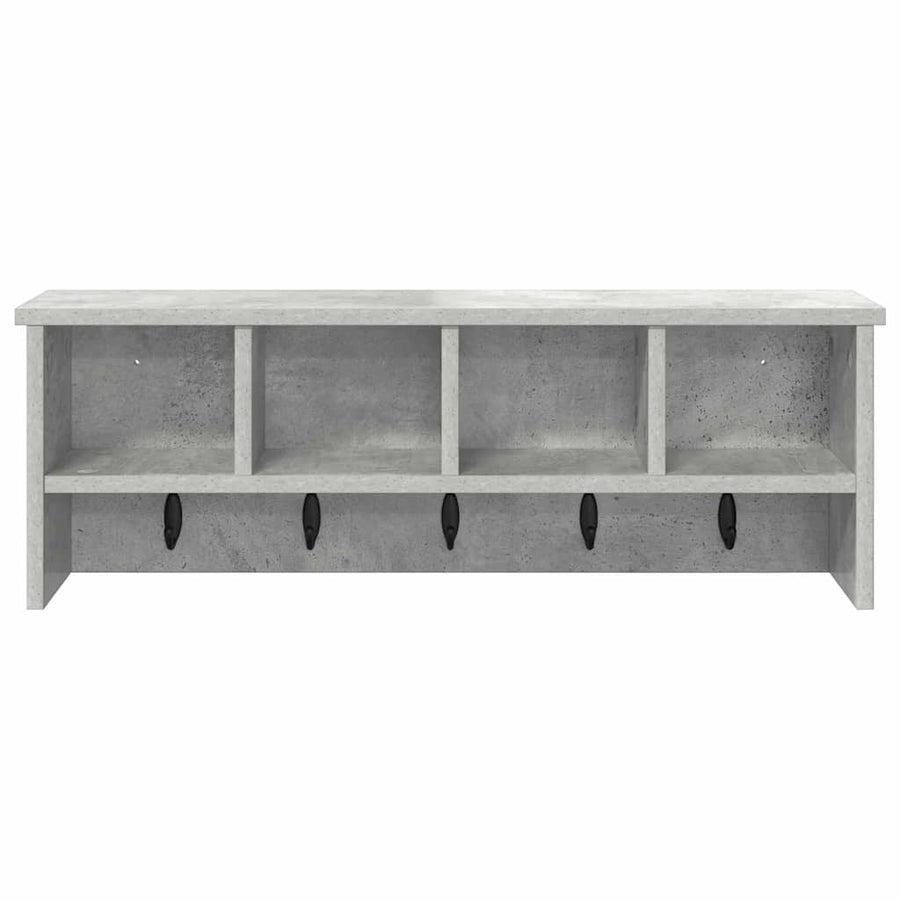Wandgemonteerde Kapstok Bewerkt Hout 75 x 16 x 26 cm