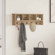 Wandkapstok 75x16x26 cm bruin hout