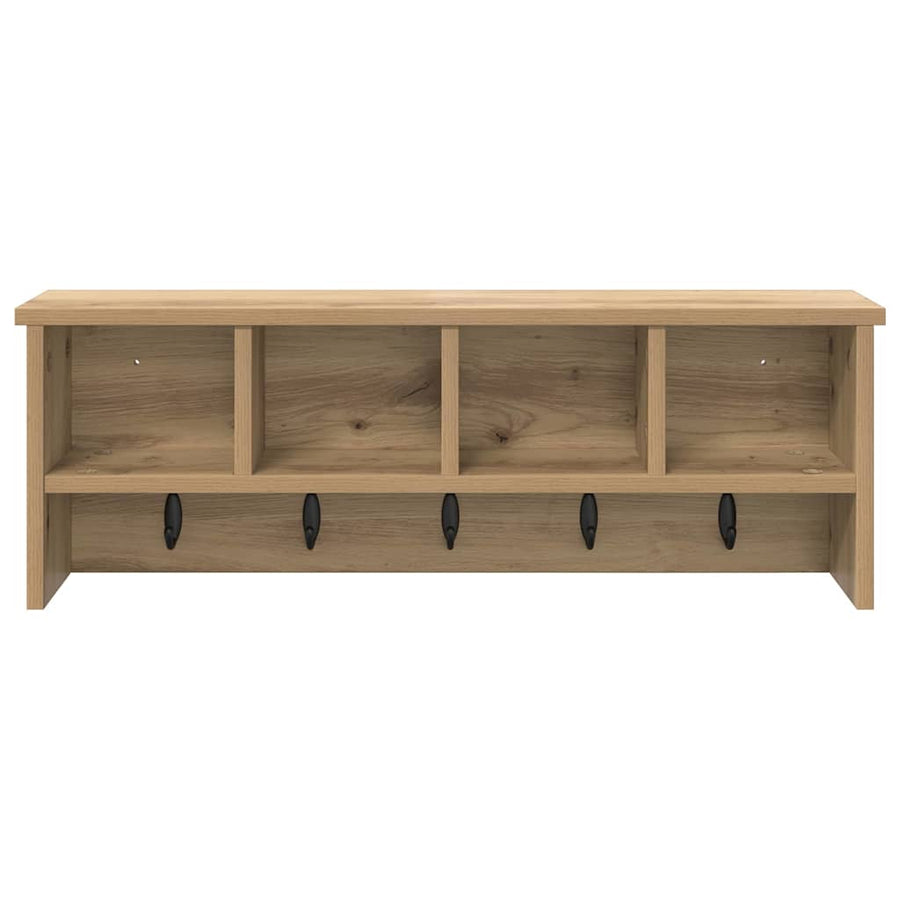 Wandgemonteerde Kapstok 75 x 16 x 26 cm