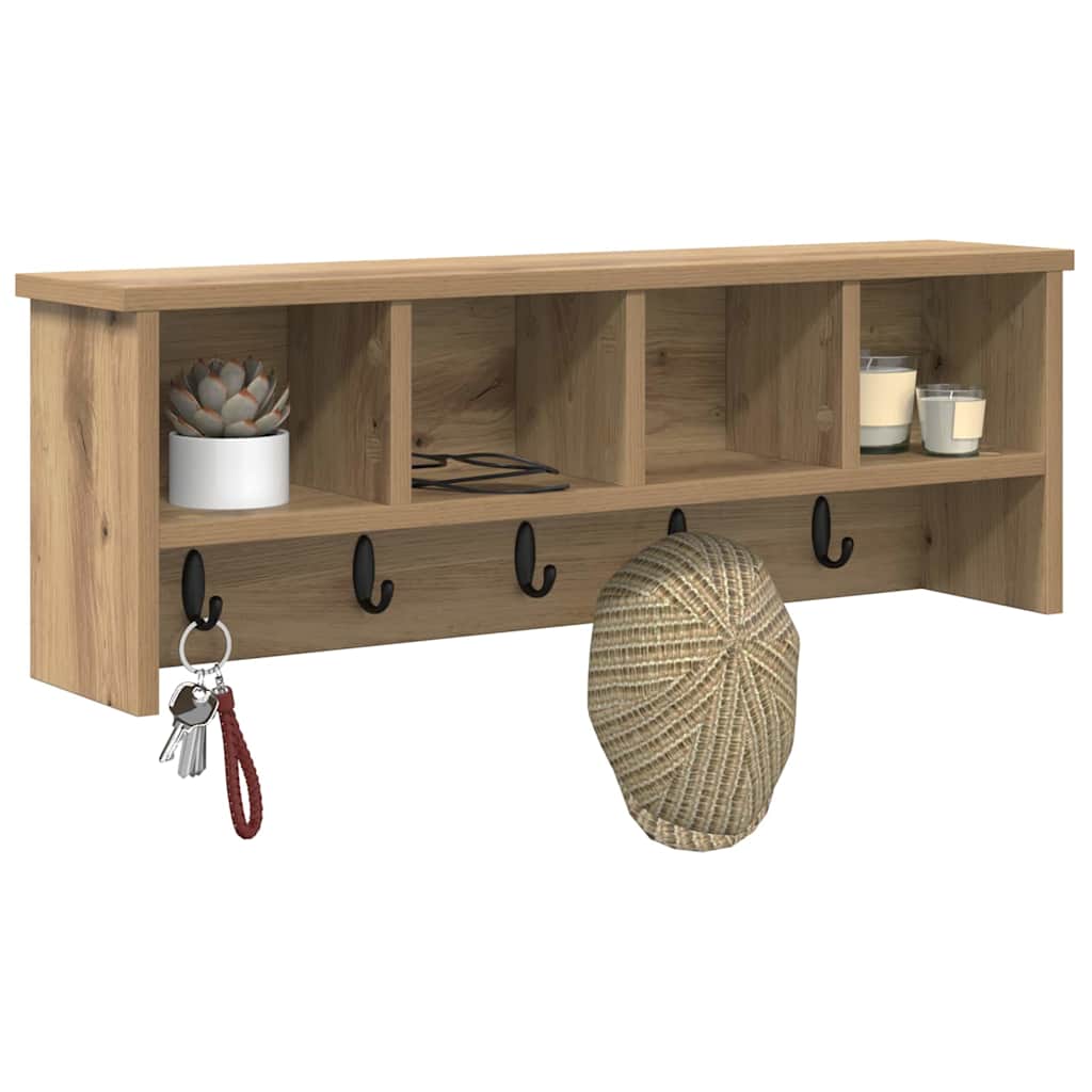 Wandgemonteerde Kapstok 75 x 16 x 26 cm