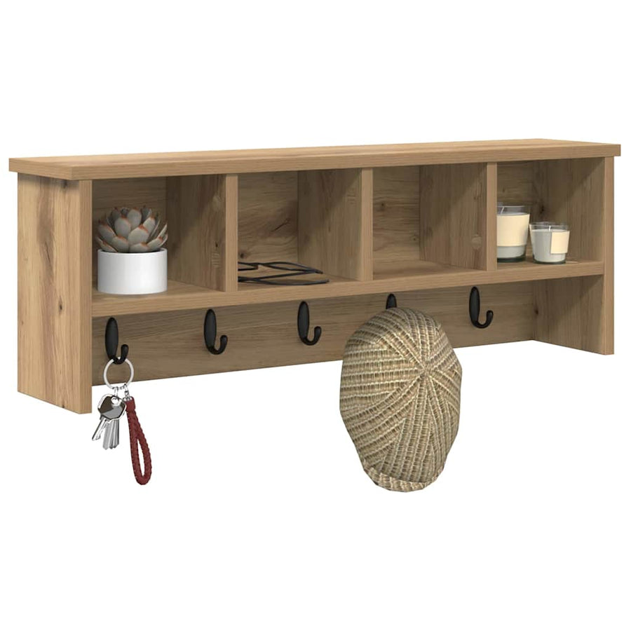 Wandgemonteerde Kapstok 75 x 16 x 26 cm
