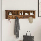 Kapstok 100x16x26 cm gerookt eiken