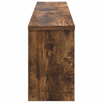 Wandgemonteerde Kapstok Gerookt Eiken 100 X 16 X 26 Cm