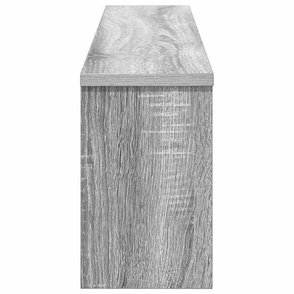 Wandgemonteerde kapstok met plank Grijs sonoma 100 x 16 x 26 cm