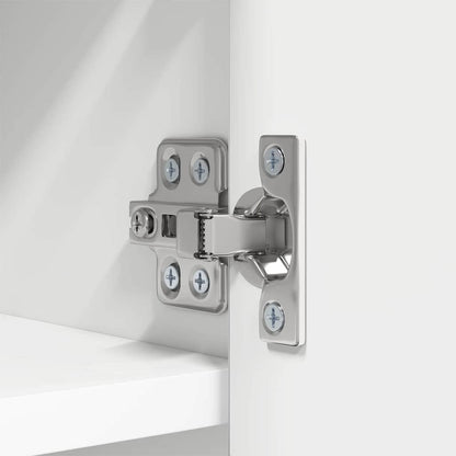 Wandgemonteerde kapstok Wit 50 x 20 x 30 cm Bewerkt hout