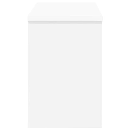 Wandgemonteerde kapstok Wit 50 x 20 x 30 cm Bewerkt hout