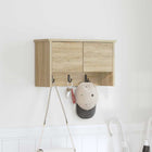 Wandkapstok 50x20x30 cm Sonoma eiken