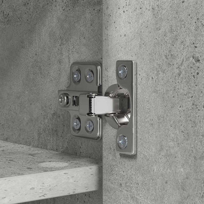 Wandgemonteerde kapstok Betongrijs 50 x 20 x 30 cm Bewerkt hout