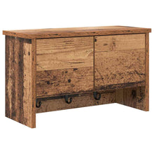 Wandgemonteerde kapstok Oud hout 50 x 20 x 30 cm Bewerkt hout