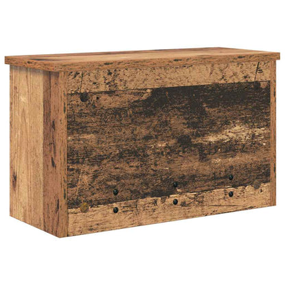 Wandgemonteerde kapstok Oud hout 50 x 20 x 30 cm Bewerkt hout