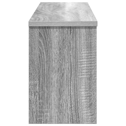 Wandgemonteerde kapstok met plank Grijs sonoma 80 x 20 x 30 cm