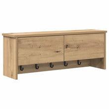 Wandgemonteerde Kapstok Met Plank Artisan Eiken 80 x 20 x 30 cm