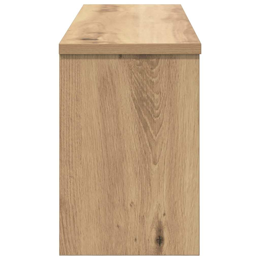 Wandgemonteerde Kapstok Met Plank Artisan Eiken 80 x 20 x 30 cm