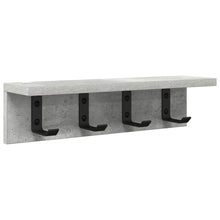 Wandgemonteerde kapstok Betongrijs 40 x 10.5 x 10.5 cm