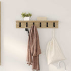 Wall-mounted Coat Rack Sonoma Oak 60 x 10.5 x 10.5 cm