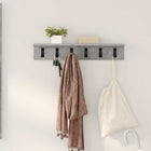 Wall-mounted Coat Rack Concrete Grey 60 x 10.5 x 10.5 cm