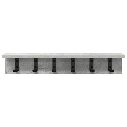 Wandgemonteerde kapstok Betongrijs 60 x 10.5 x 10.5 cm