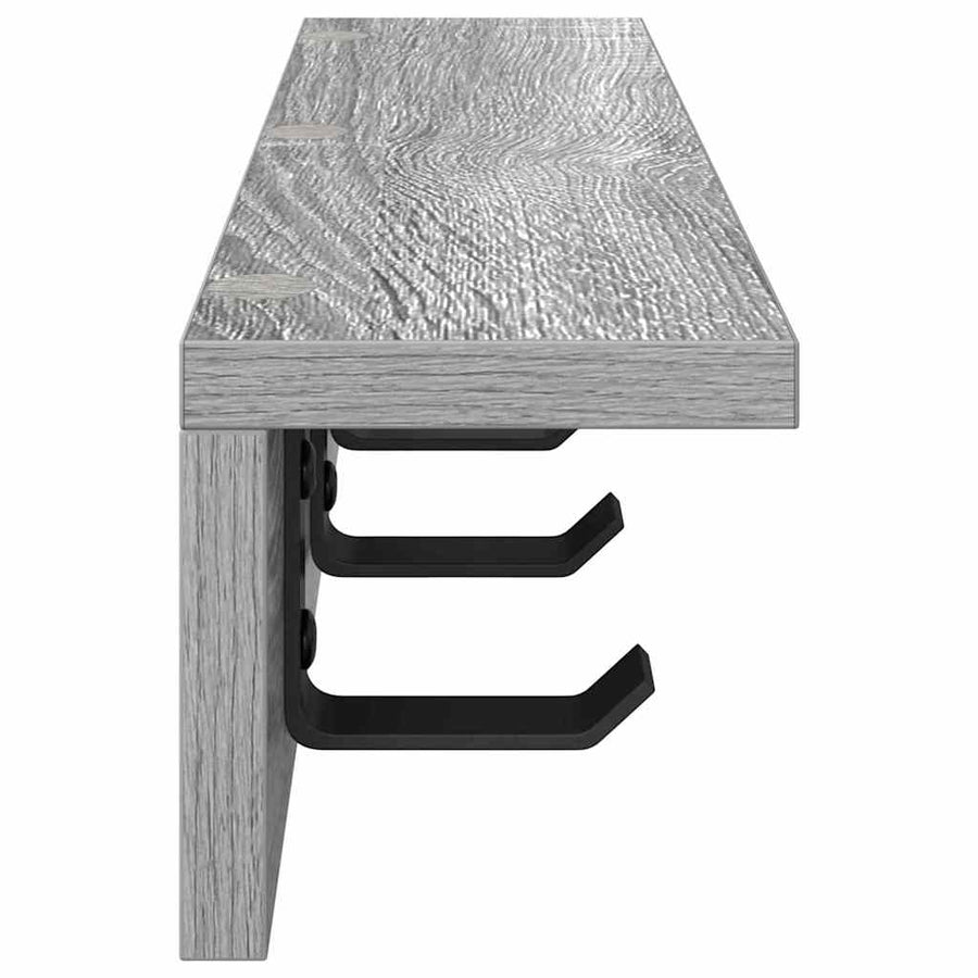 Wandgemonteerde Kapstok 60 x 10,5 x 10,5 cm