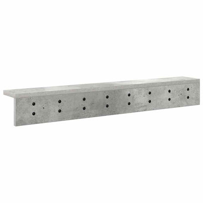 Wandgemonteerde kapstok Betongrijs 80 x 10.5 x 10.5 cm