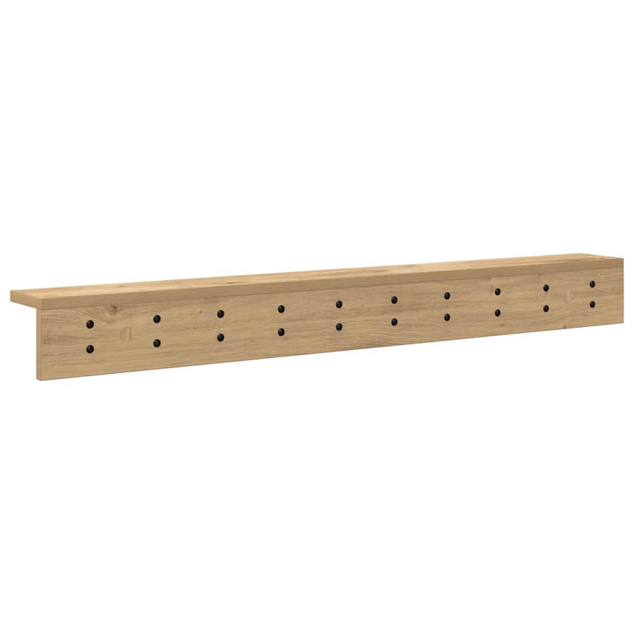 Wandgemonteerde Kapstok Met Plank 100 x 10.5 x 10.5 cm