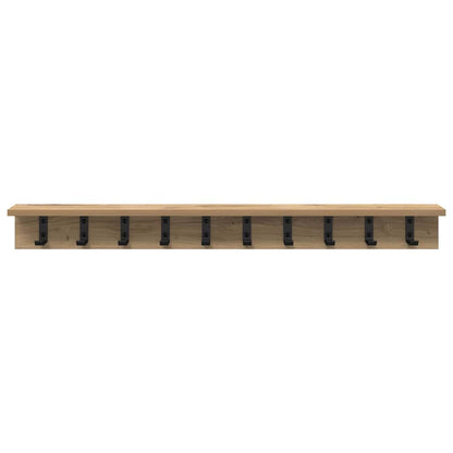 Wandgemonteerde Kapstok Met Plank 100 x 10.5 x 10.5 cm
