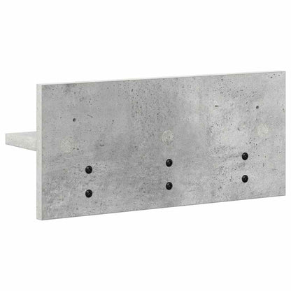 Wandgemonteerde kapstok met plank Betongrijs 40 x 10.5 x 18 cm