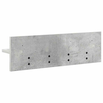 Wandgemonteerde Kapstok Beton Grijs 60 x 10,5 x 18 cm
