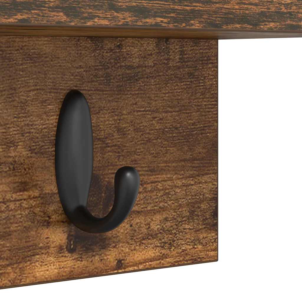 Wandgemonteerde Kapstok 60 x 10,5 x 18 cm