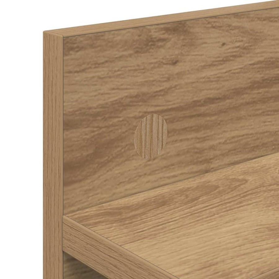 Wandgemonteerde Kapstok Artisan Eiken 60 X 10,5 X 18 Cm