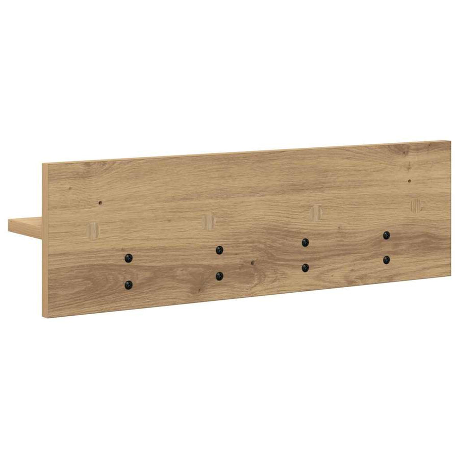Wandgemonteerde Kapstok Artisan Eiken 60 X 10,5 X 18 Cm