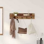 Wandkapstok 80 cm oud hout