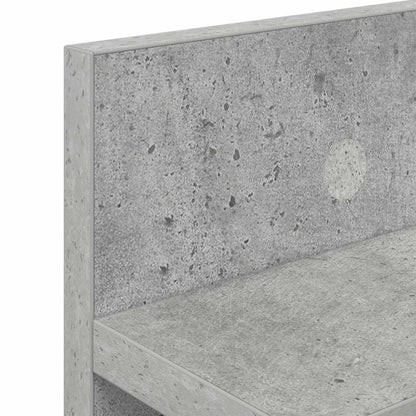 Wandgemonteerde Kapstok Beton Grijs 100 x 10,5 x 18 cm