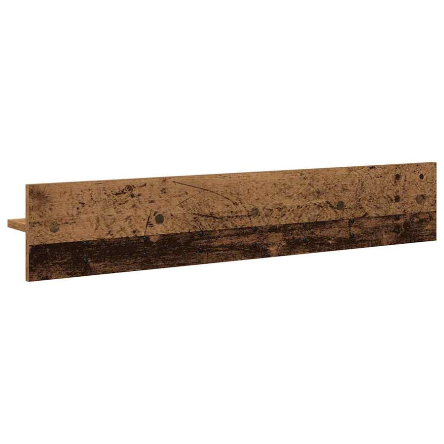 Wandgemonteerde Kapstok Met Plank 100 x 10.5 x 18 cm