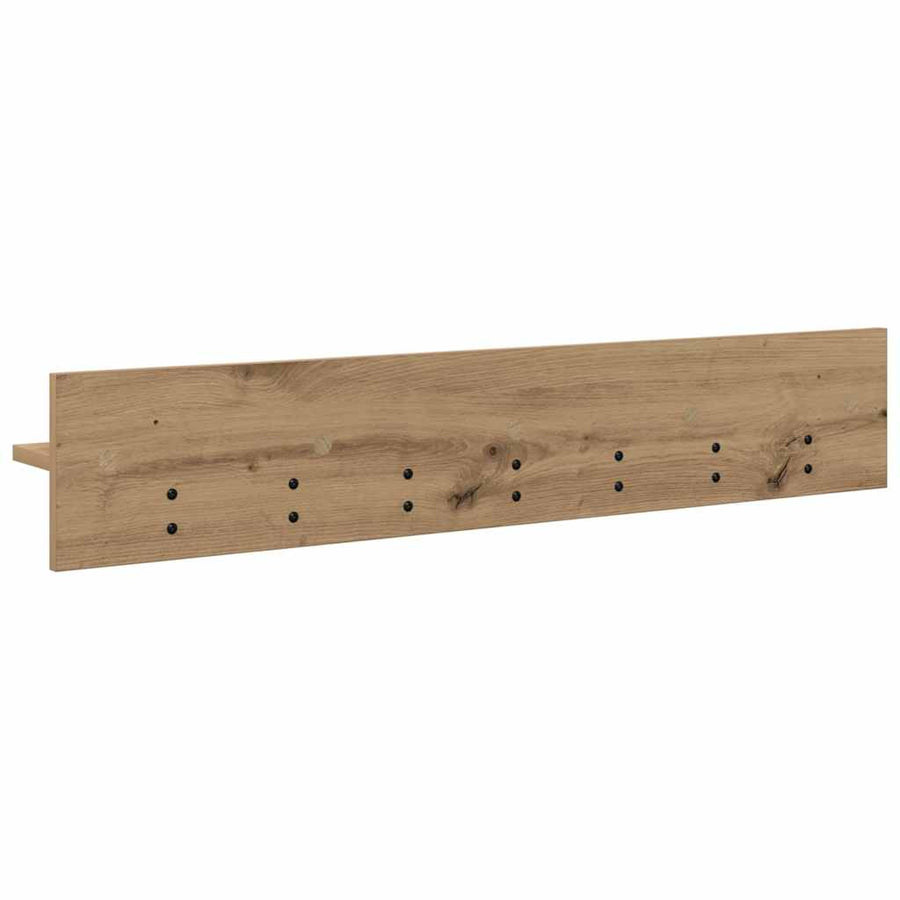Wandgemonteerde Kapstok Met Plank 100 x 10.5 x 18 cm