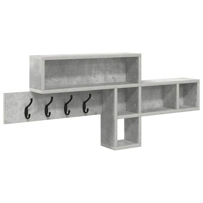 Wandgemonteerde kapstok Beton Grijs 100 x 12 x 43,5 cm