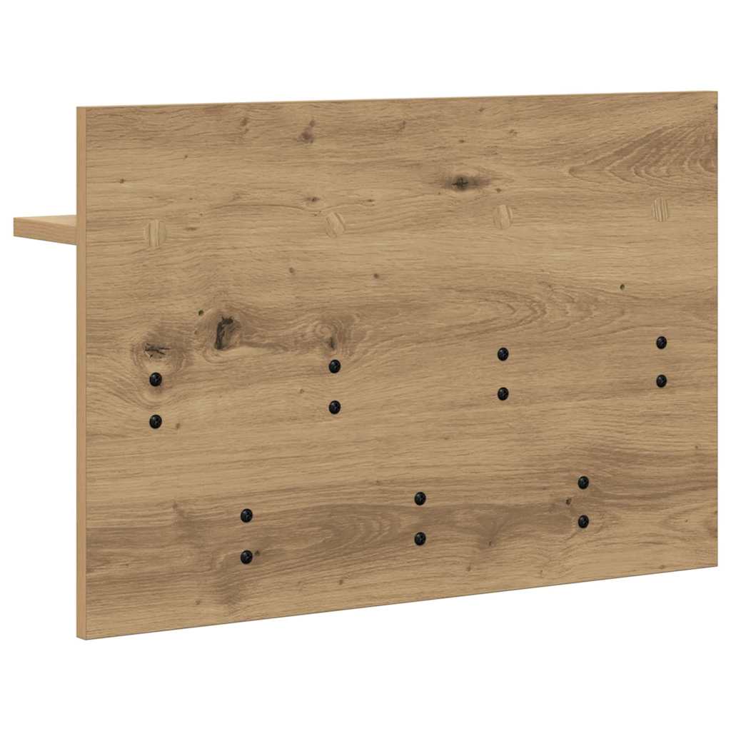 Wandgemonteerde Kapstok Met Plank Artisan Eiken 60 x 40 x 12 cm