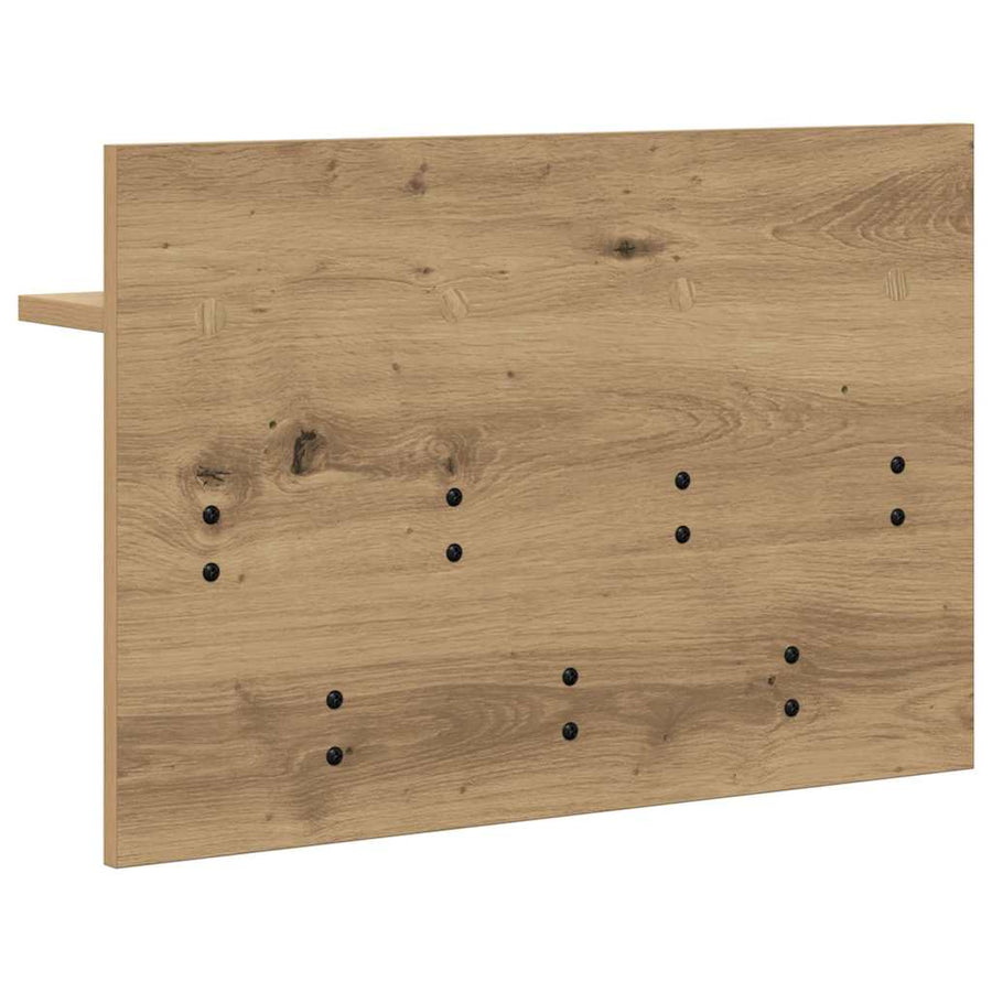 Wandgemonteerde Kapstok Met Plank Artisan Eiken 60 x 40 x 12 cm