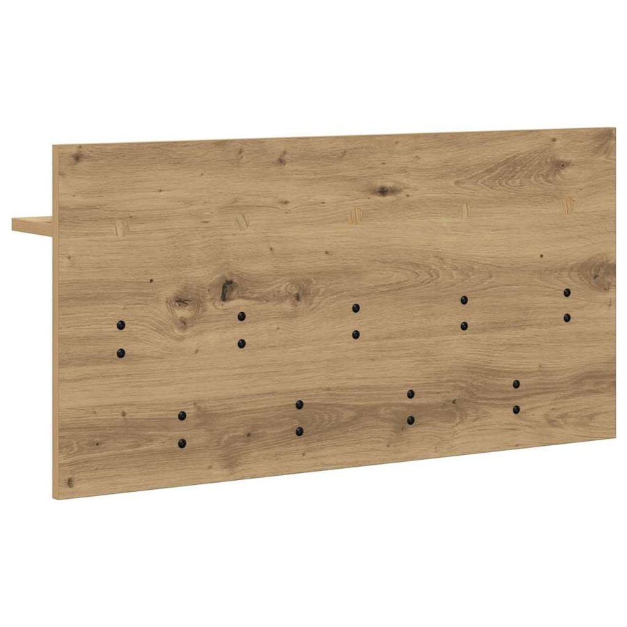 Wandgemonteerde Kapstok Met Plank Artisan Eiken 80 x 40 x 12 cm