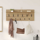 Wall-mounted Coat Rack Artisan Oak 100 X 40 X 12 Cm