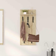 Wandkapstok met plank 90x40x10 cm Sonoma eiken
