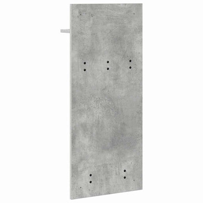 Wandgemonteerde Kapstok Met Plank Beton Grijs 40 X 10 X 90 Cm Betongrijs