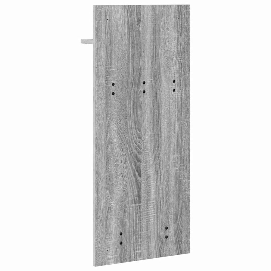 Wandgemonteerde Kapstok Met Plank 40 X 10 X 90 Cm Grijs sonoma